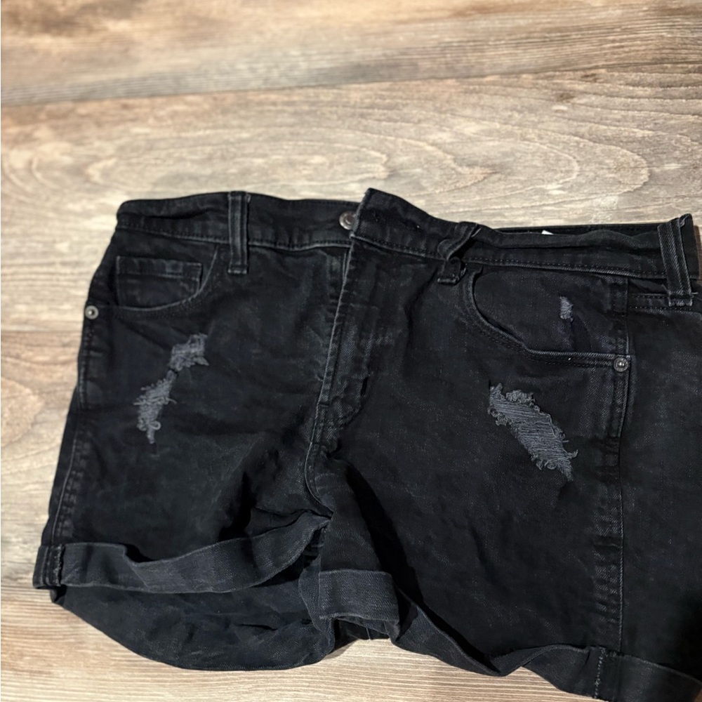 Old Navy Black Denim Shorts